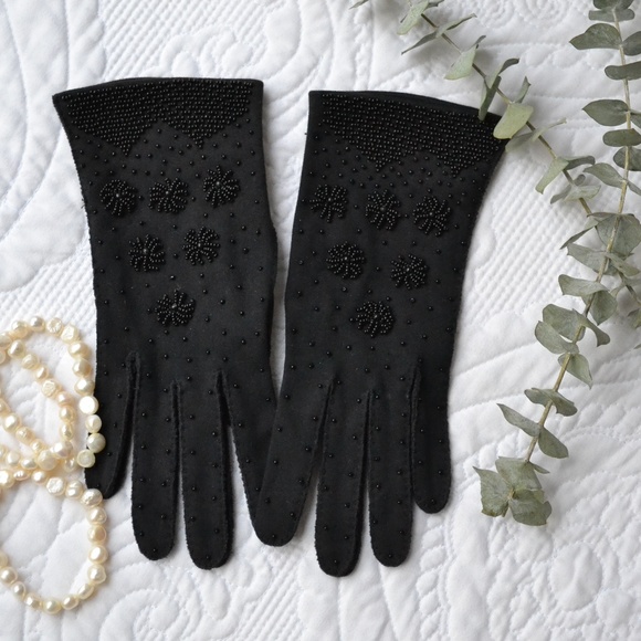 SOLD Vintage beaded gloves *BOGO Gloves* - Picture 1 of 6